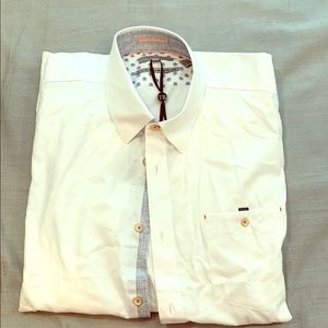 Brand New Ted Baker Men Shirt, size 6, white